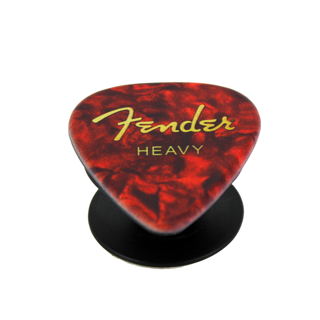 Fender guitar pick phone grip (Red) Pluginz Keychains