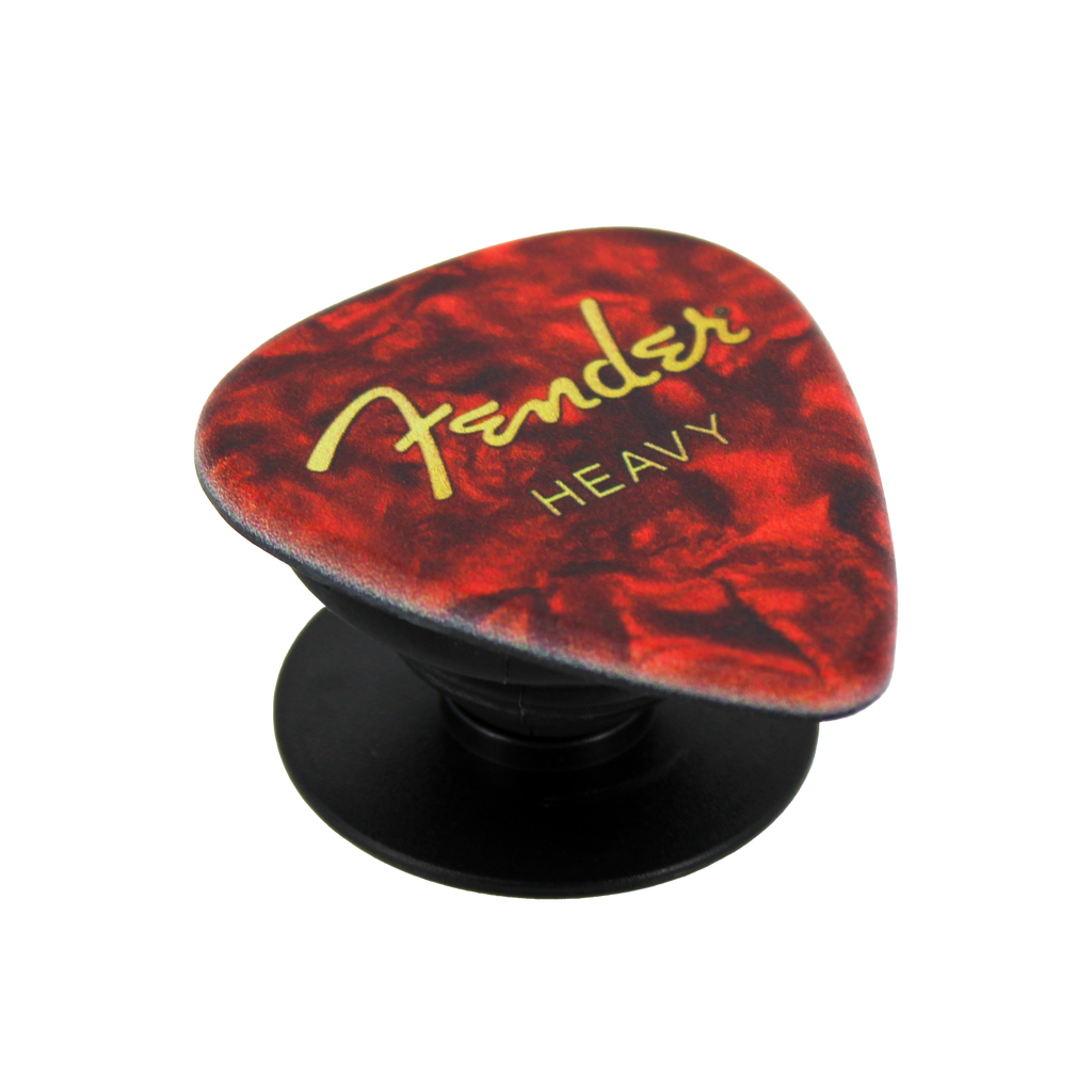 Fender guitar pick phone grip (Red) Pluginz Keychains