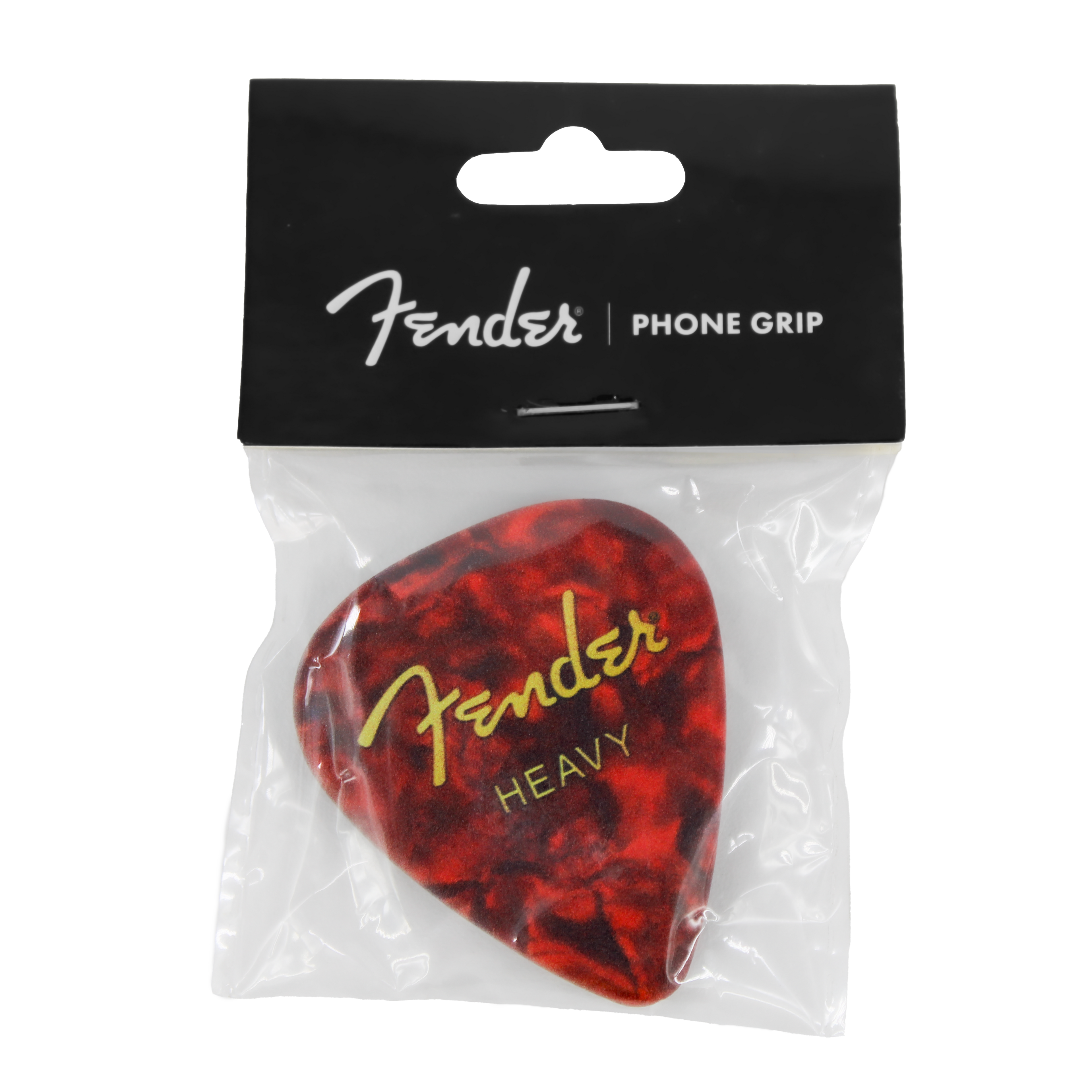 Fender guitar pick phone grip (Red) Pluginz Keychains