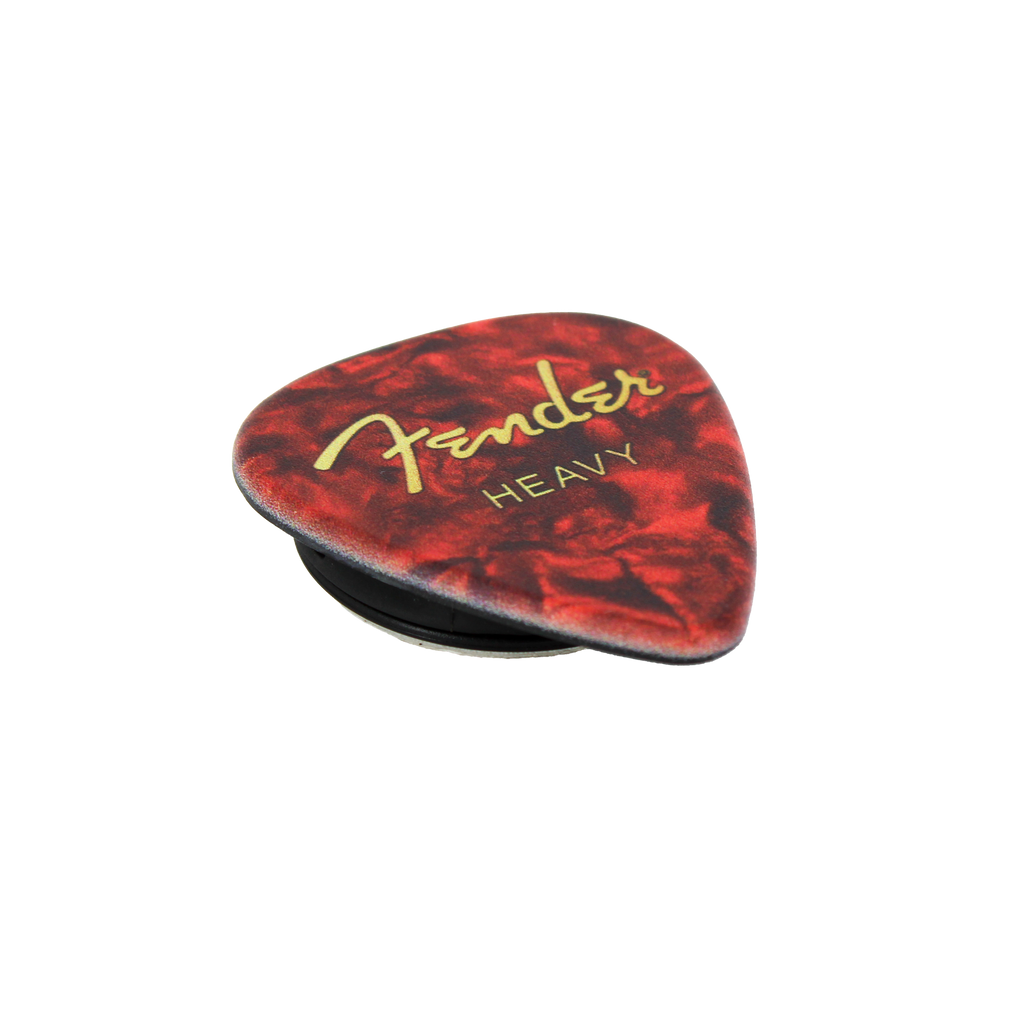 Fender guitar pick phone grip (Red) Pluginz Keychains