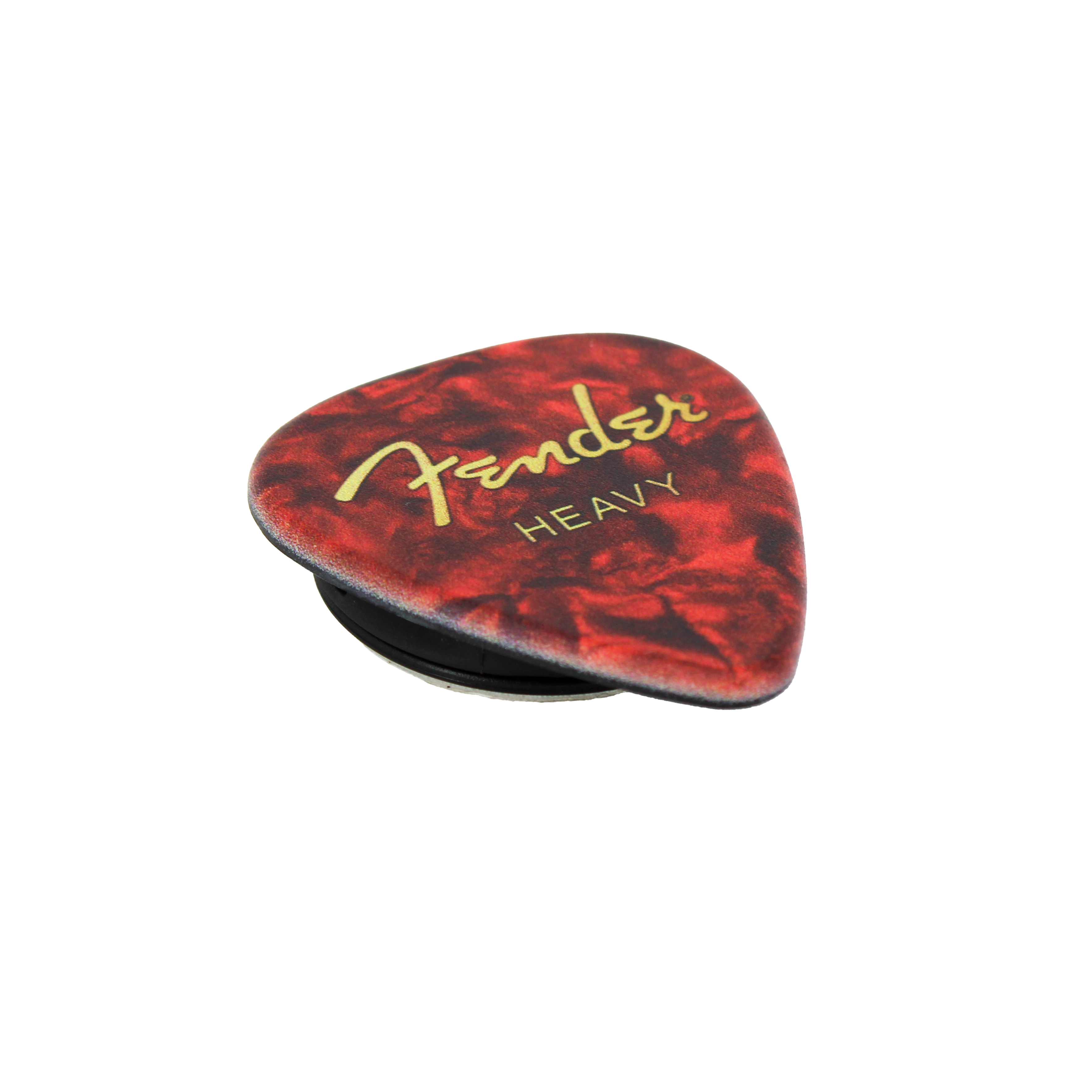 Fender guitar pick phone grip (Red) Pluginz Keychains