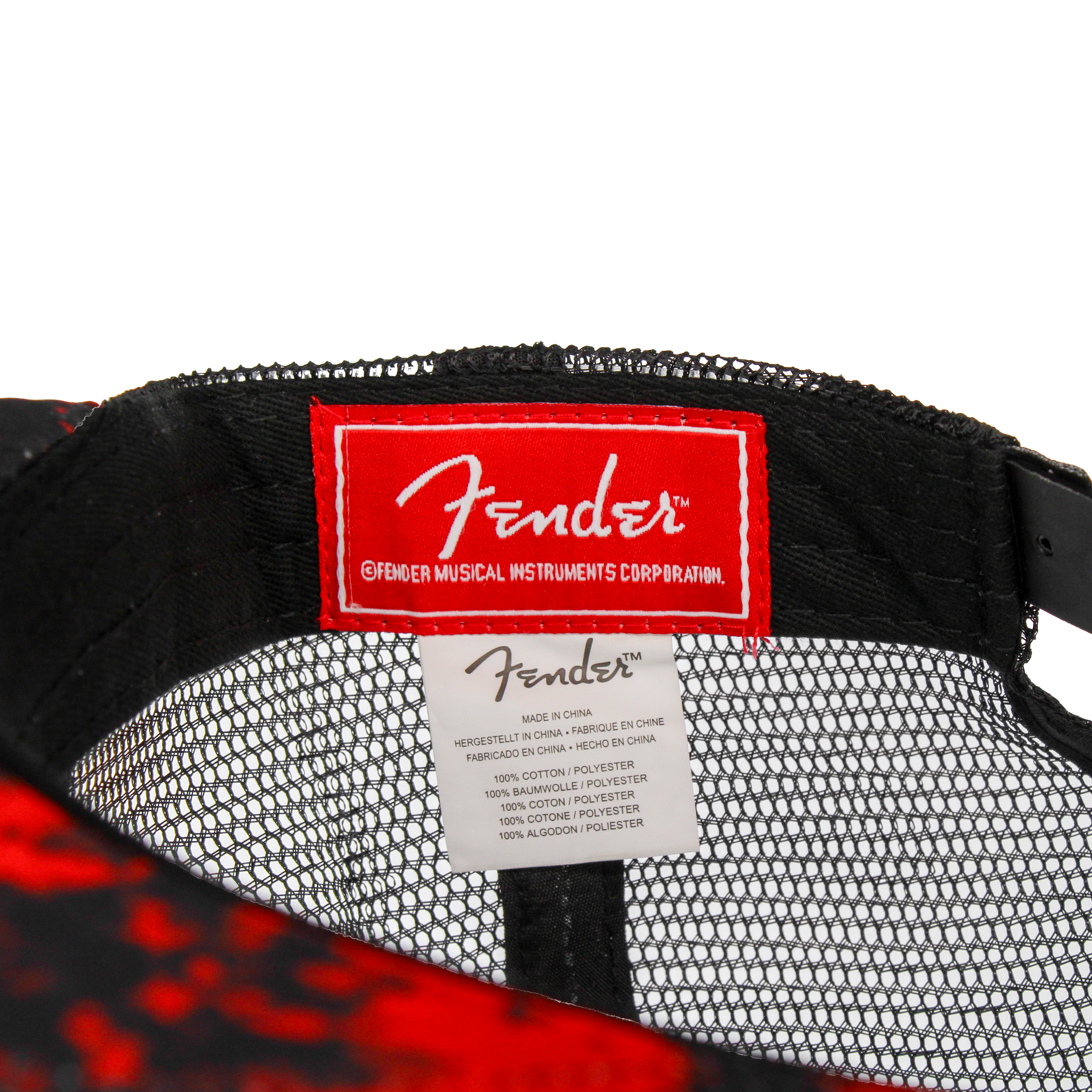 Fender Red Rival Hat Pluginz Keychains
