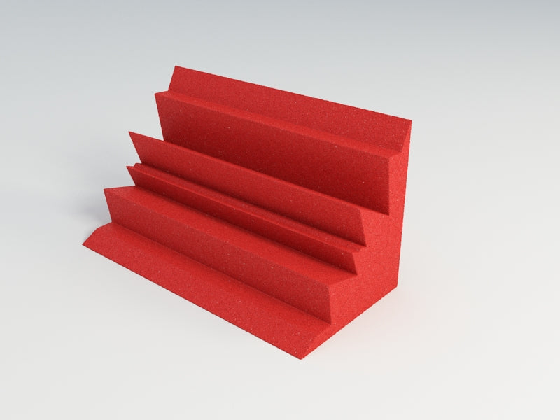 Acoustic Foam Corner Bass Traps, 12 x 12 x 24 Inch, NRC 1.20, 13 Colors SoundAssured