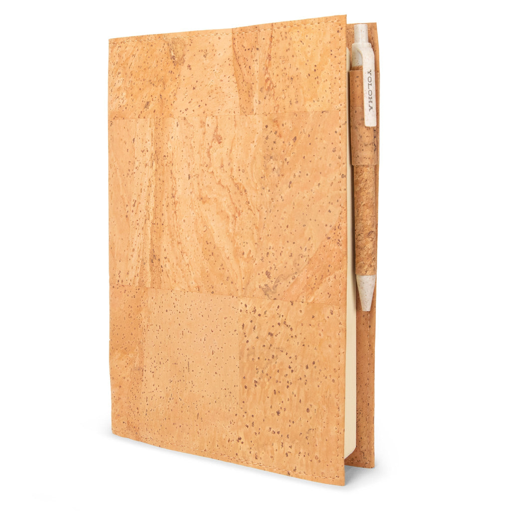 Refillable Cork Journal Book Yoloha Yoga