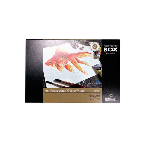 Rembrandt Watercolor Paper - HOT PRESS Custom 4X6 -10 Sheets ShopSketchBox