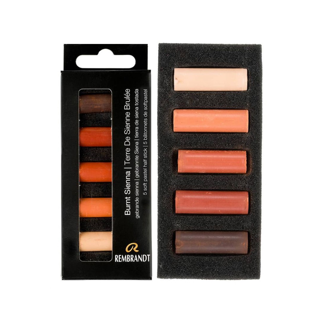 Rembrandt Soft Pastels Set 1/2 stick - Rich Oranges ShopSketchBox
