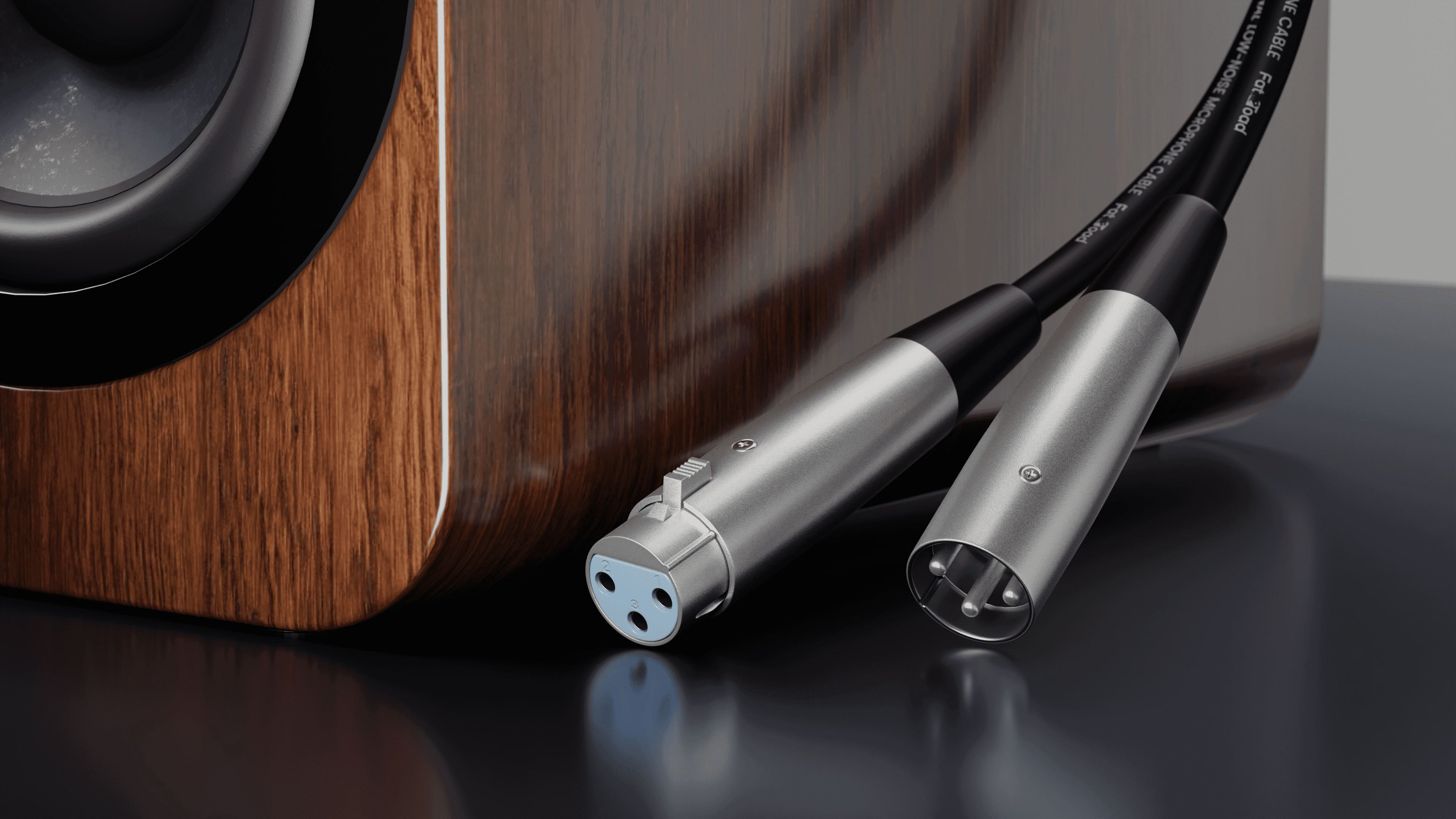XLR Microphone Cables (6 Pack) by FAT TOAD - 20ft Pro Audio Mic Cord Patch Extension with Lo-Z Connector - 24 AWG Wire & Balanced for Recording GeekStands.com