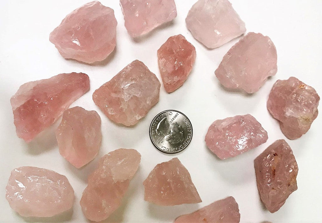 Rose Pink Amethyst Rough Facet Brazil Natural 500 Carats Bulk Lot rocksolidfossils