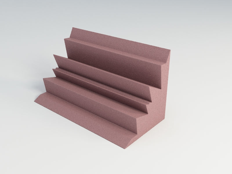 Acoustic Foam Corner Bass Traps, 12 x 12 x 24 Inch, NRC 1.20, 13 Colors SoundAssured