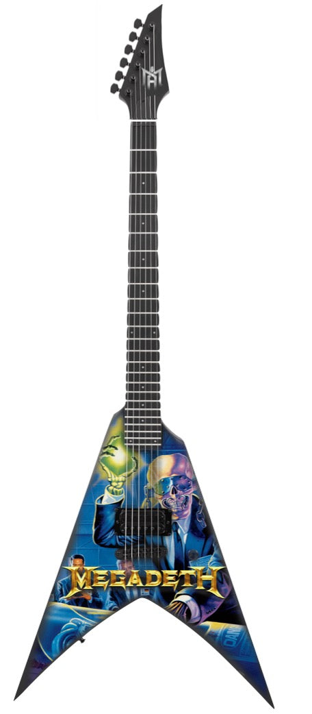 Megadeth - The Complete Megadeath Collectible Miniature Guitar Set – All 6 Official Designs The Mini Axe