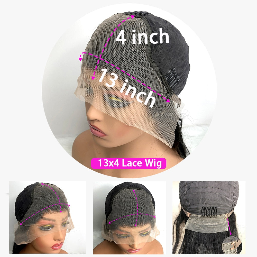 Highlight Wig Human Hair 13x4 Lace Frontal Wig Colored Human Hair Wigs For Women 30 Inch Honey Blonde Body Wave Lace Front Wig HOL stores