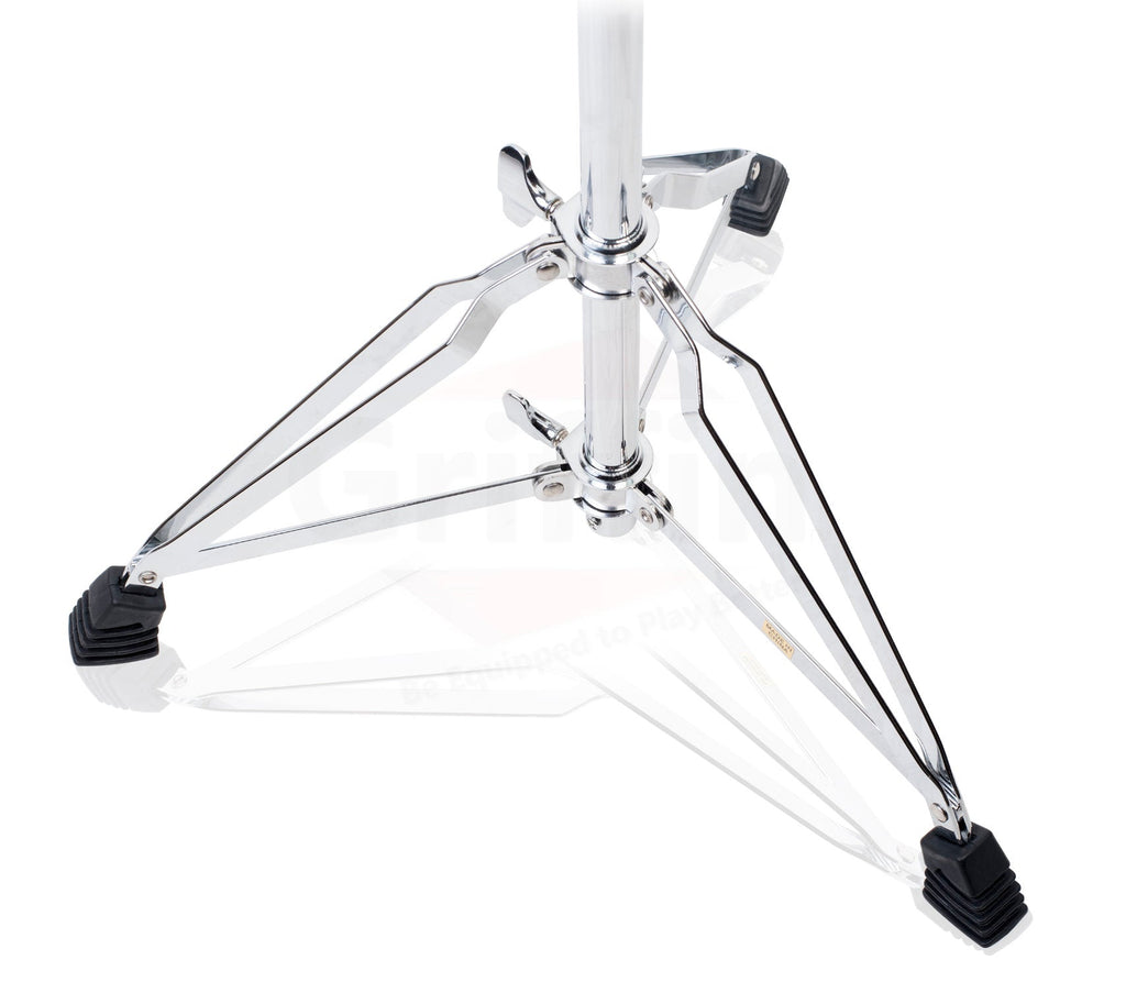 GRIFFIN Deluxe Snare Drum Stand | Percussion Hardware Kit with Key | Double Braced Medium Weight Mount for Snares, Tom Drums & Practice Pad | Adjustable Height & Tilting Gear Clamp Style Basket Holder GeekStands.com