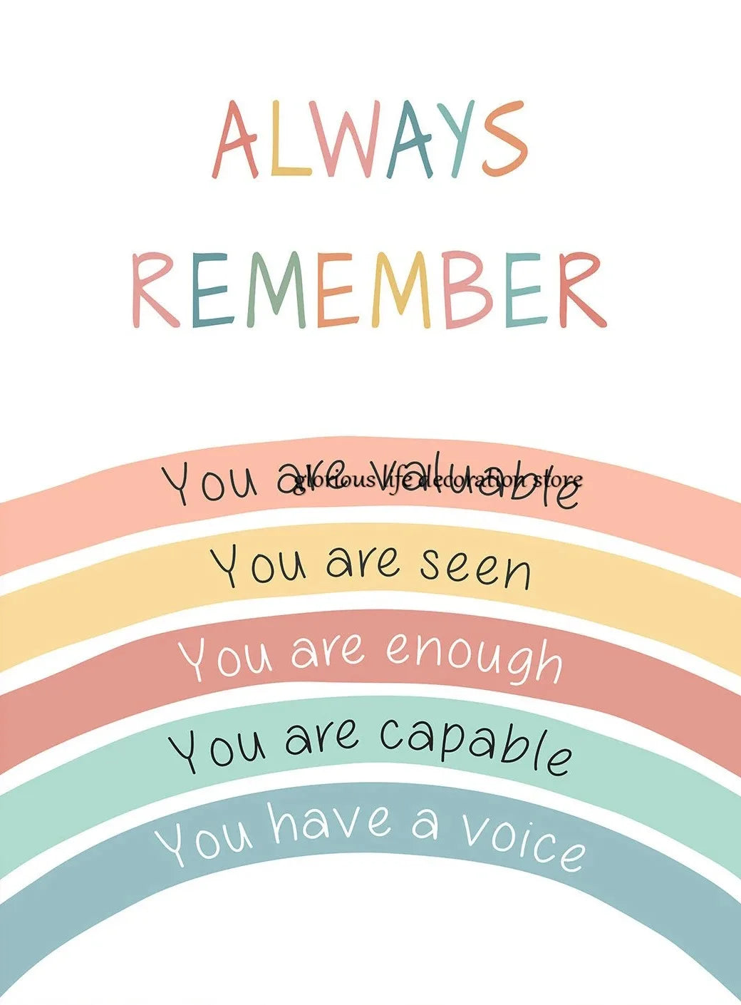 Mental Health Coping Skills Poster Poster Print Canvas Painting Wall Art Picture for School Kids Calming Corner Decor NeuroVibe Shop