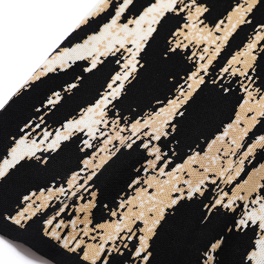 Audacious Leopard Print Sheath Dress Boho Brown