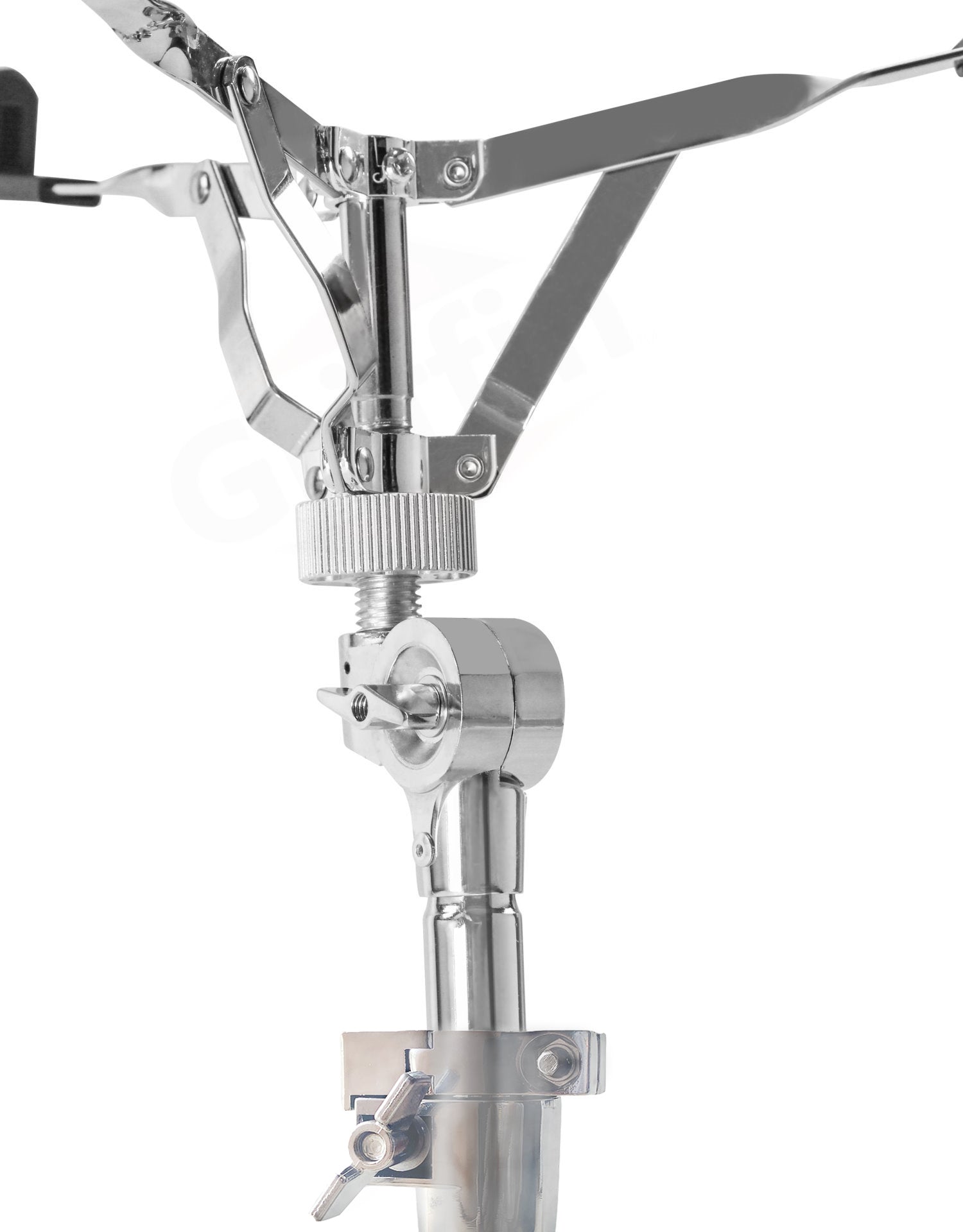 Premium Snare Drum Stand by GRIFFIN - Double Braced Heavy-Duty Weight Mount for Snares, Tom Drums & Adjustable Practice Pad - Percussion Hardware Kit GeekStands.com