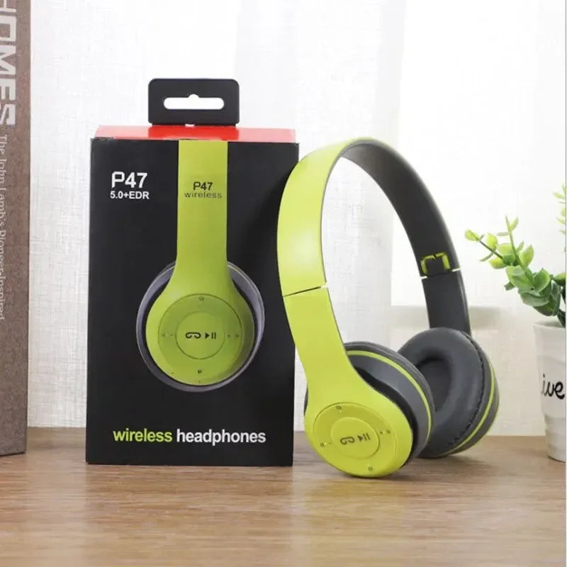 P47 Bluetooth 5.0 Wireless Headphone Electronics Den