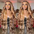 Highlight Wig Human Hair 13x4 Lace Frontal Wig Colored Human Hair Wigs For Women 30 Inch Honey Blonde Body Wave Lace Front Wig HOL stores