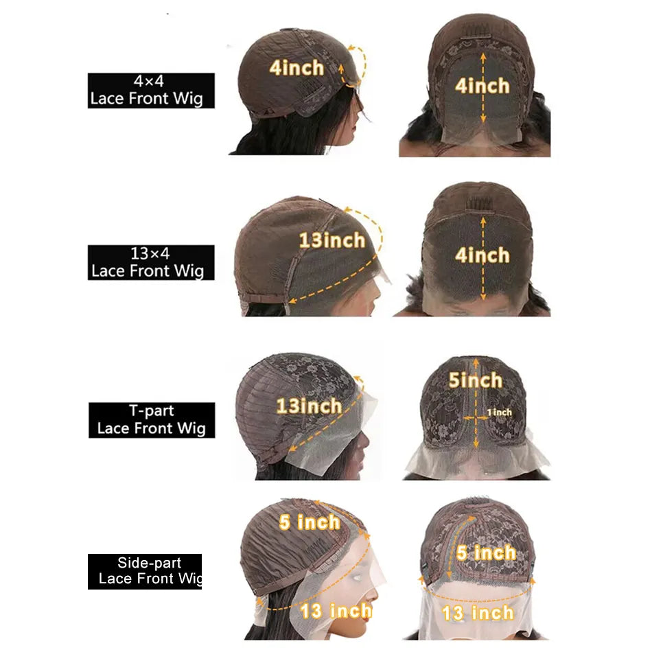 Bob Wig Brazilian Hair Lace Front Human Hair Wigs Short Bob Wig Pre Plucked Natural Color 4x4 Lace Part Lace Wigs For Women T&L Fashions Boutique