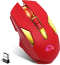 X18 Wireless Gaming Mouse 2.4G 7 RGB Electronics Den