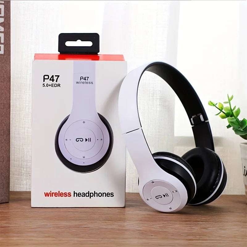 P47 Bluetooth 5.0 Wireless Headphone Electronics Den