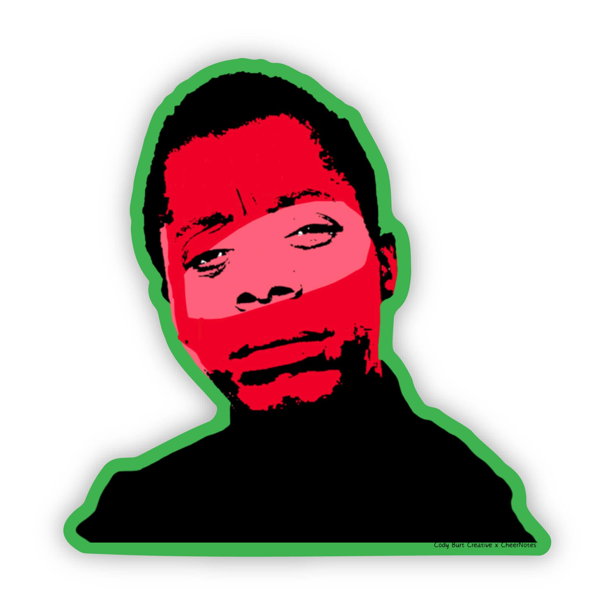James Baldwin Sticker CheerNotes