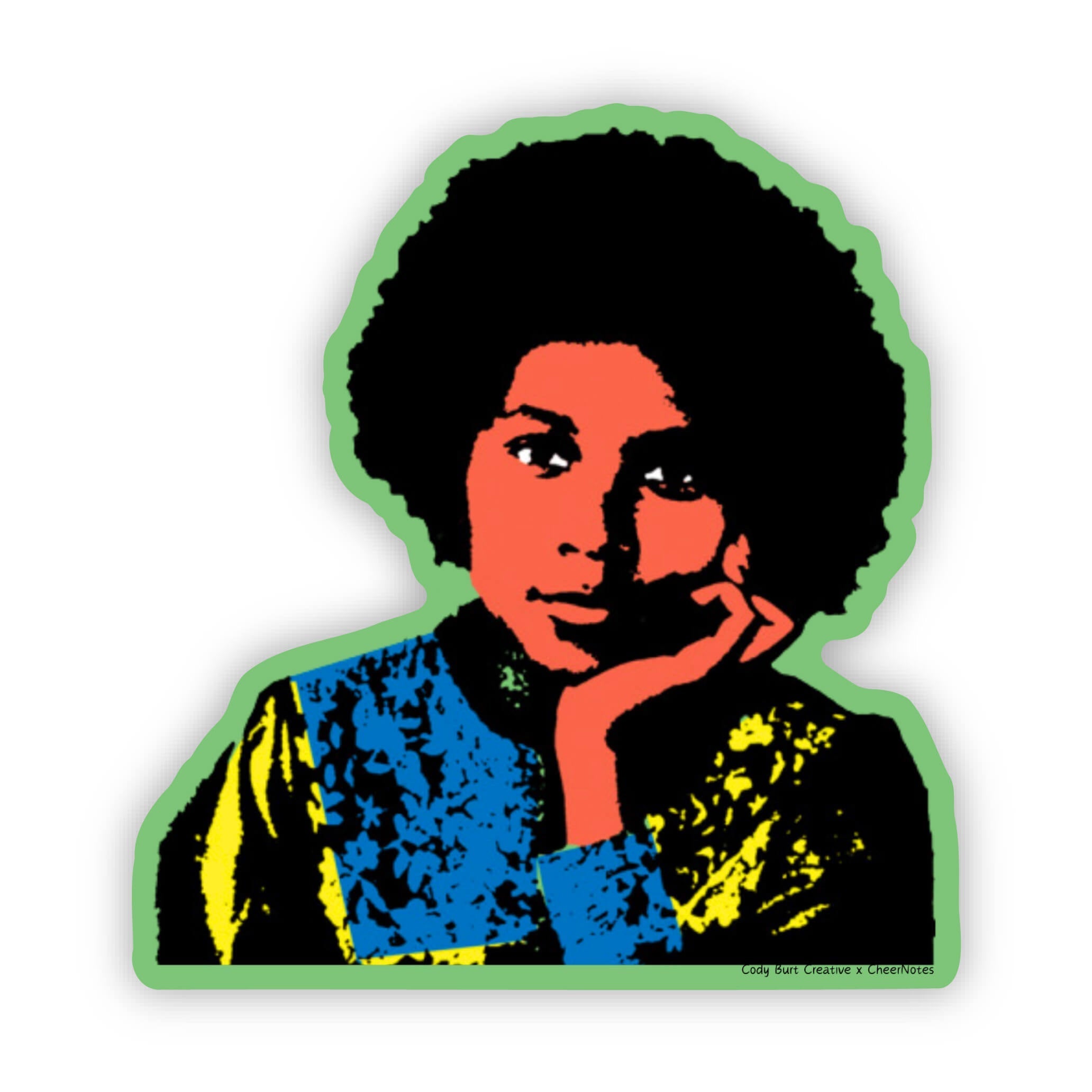 bell hooks Sticker CheerNotes