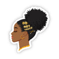 Don't Touch Sticker CheerNotes