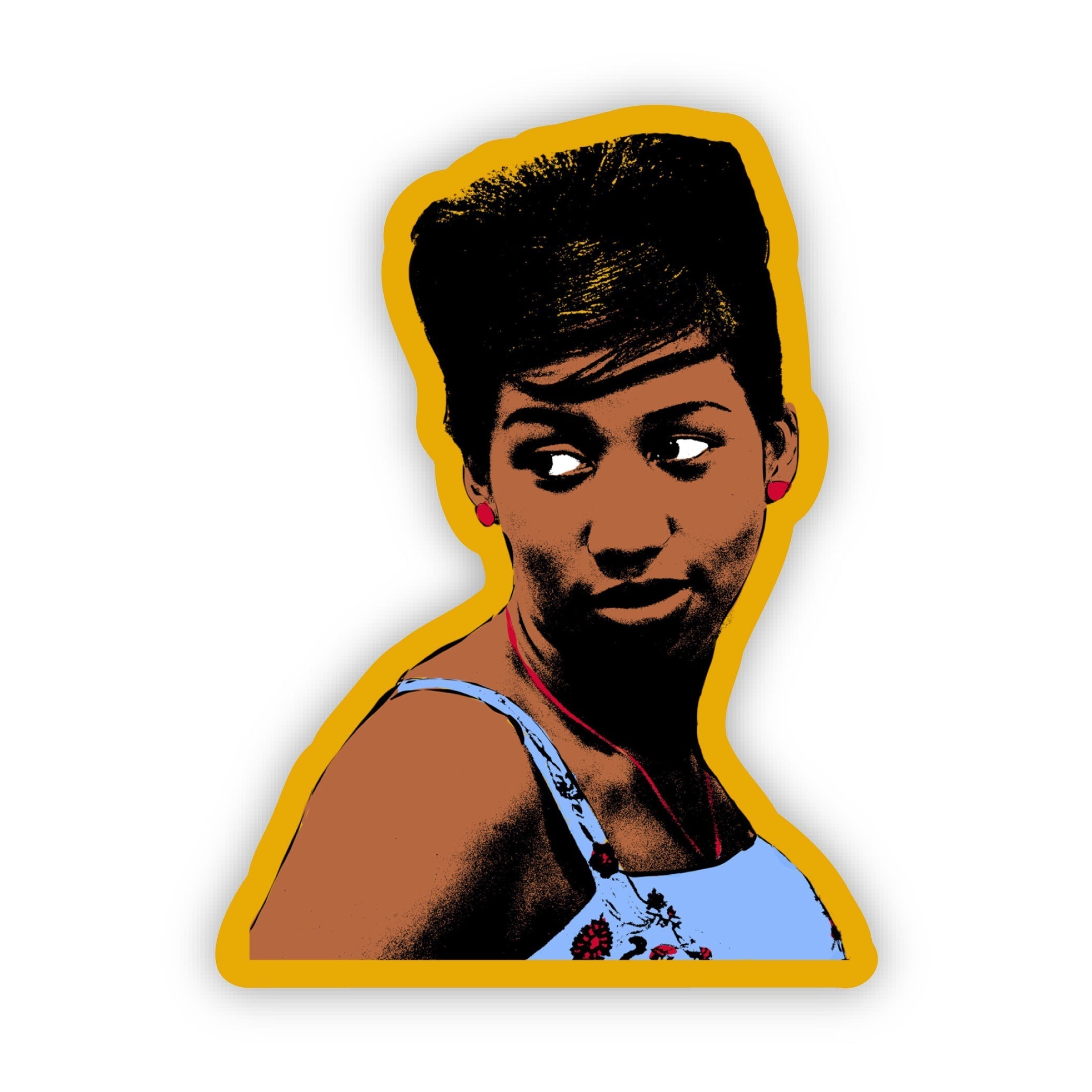 Young Aretha Sticker CheerNotes