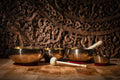 4-Piece Cosmos Therapy Series Singing Bowl Set, 250/650/800/1000g Utah Energy Healing Center