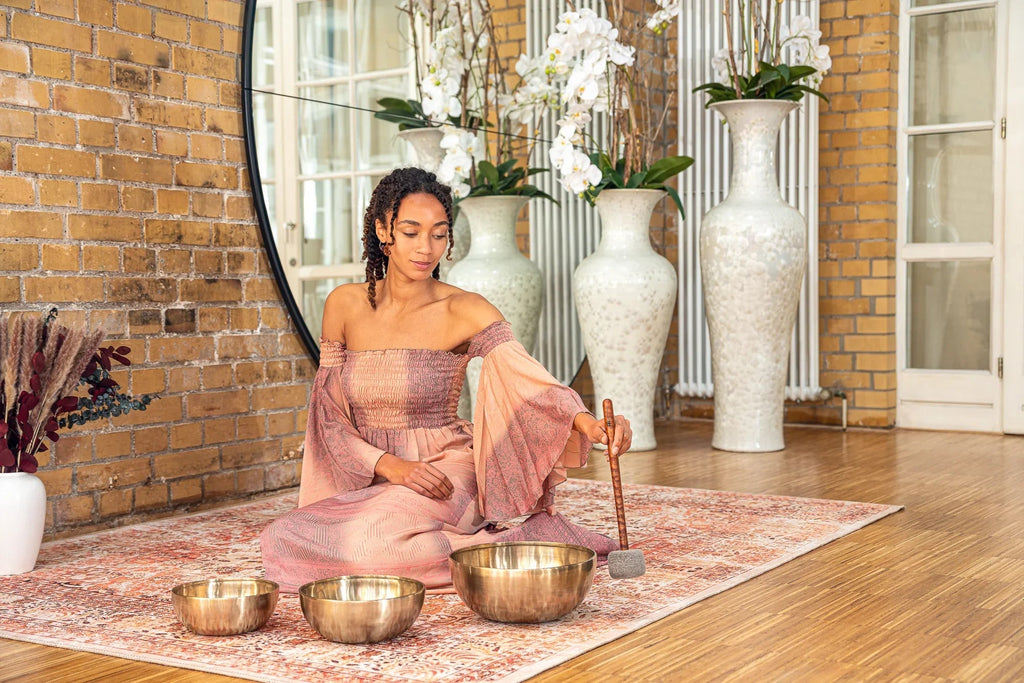3-Piece Energy Therapy Series Singing Bowl Set, 1000/1400/2200g Utah Energy Healing Center
