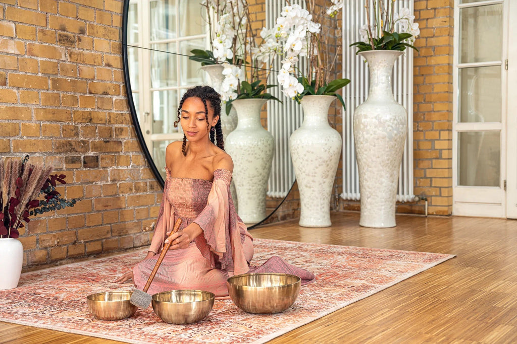 3-Piece Energy Therapy Series Singing Bowl Set, 1000/1400/2200g Utah Energy Healing Center