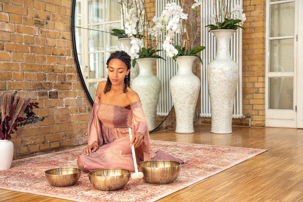 3 Piece Energy Therapy Series Singing Bowl Set, 1400/1800/2200g Utah Energy Healing Center