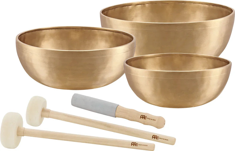 3 Piece Energy Therapy Series Singing Bowl Set, 1400/1800/2200g Utah Energy Healing Center
