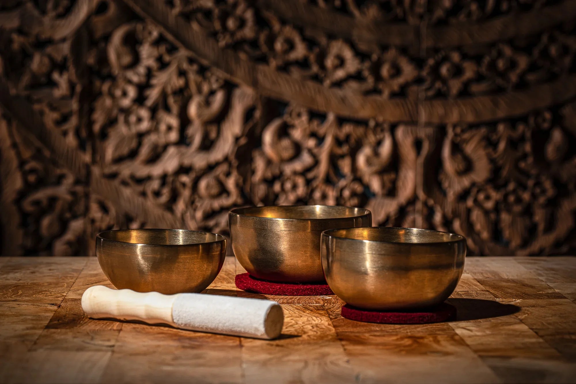 3-Piece Universal Series Singing Bowl Set, 400/500/600g Utah Energy Healing Center
