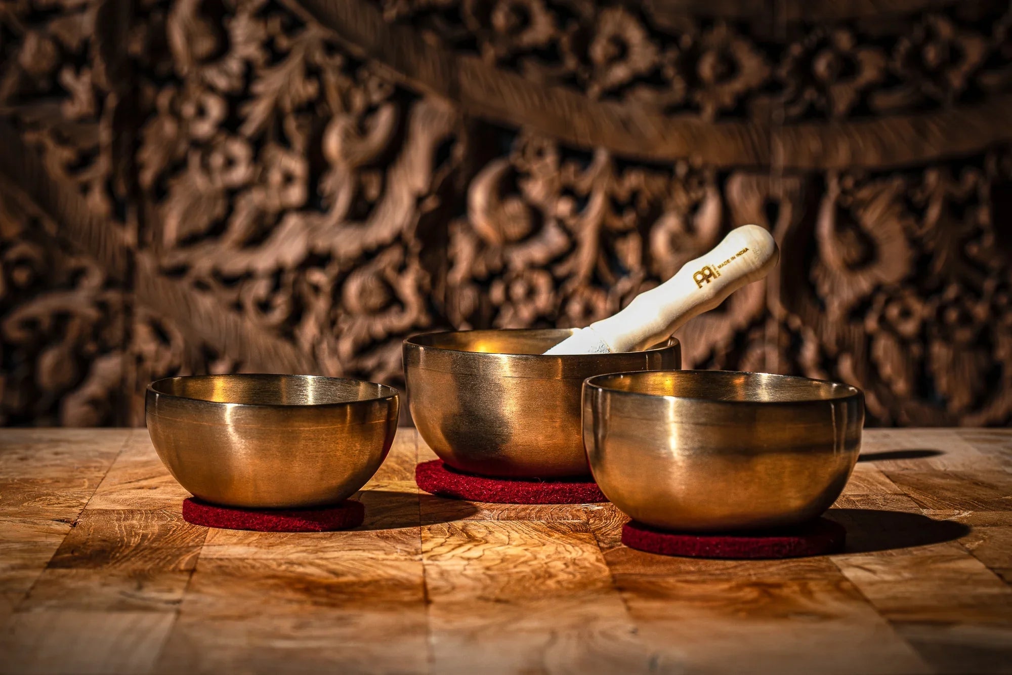 3-Piece Universal Series Singing Bowl Set, 400/500/600g Utah Energy Healing Center
