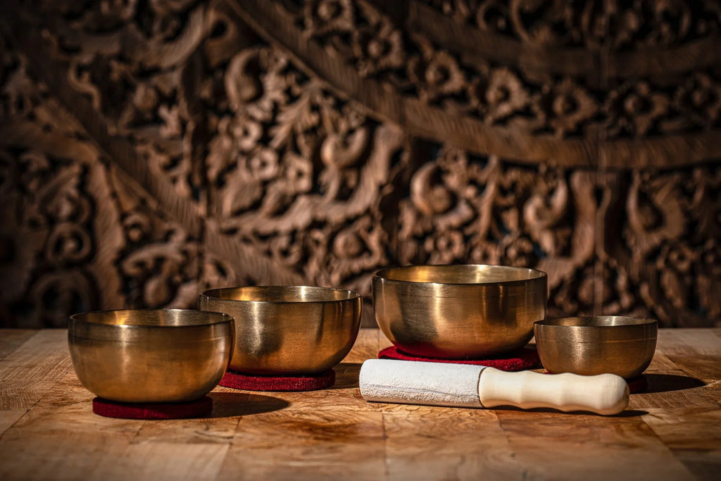 4-Piece Universal Series Singing Bowl Set, 250/400/500/600g Utah Energy Healing Center