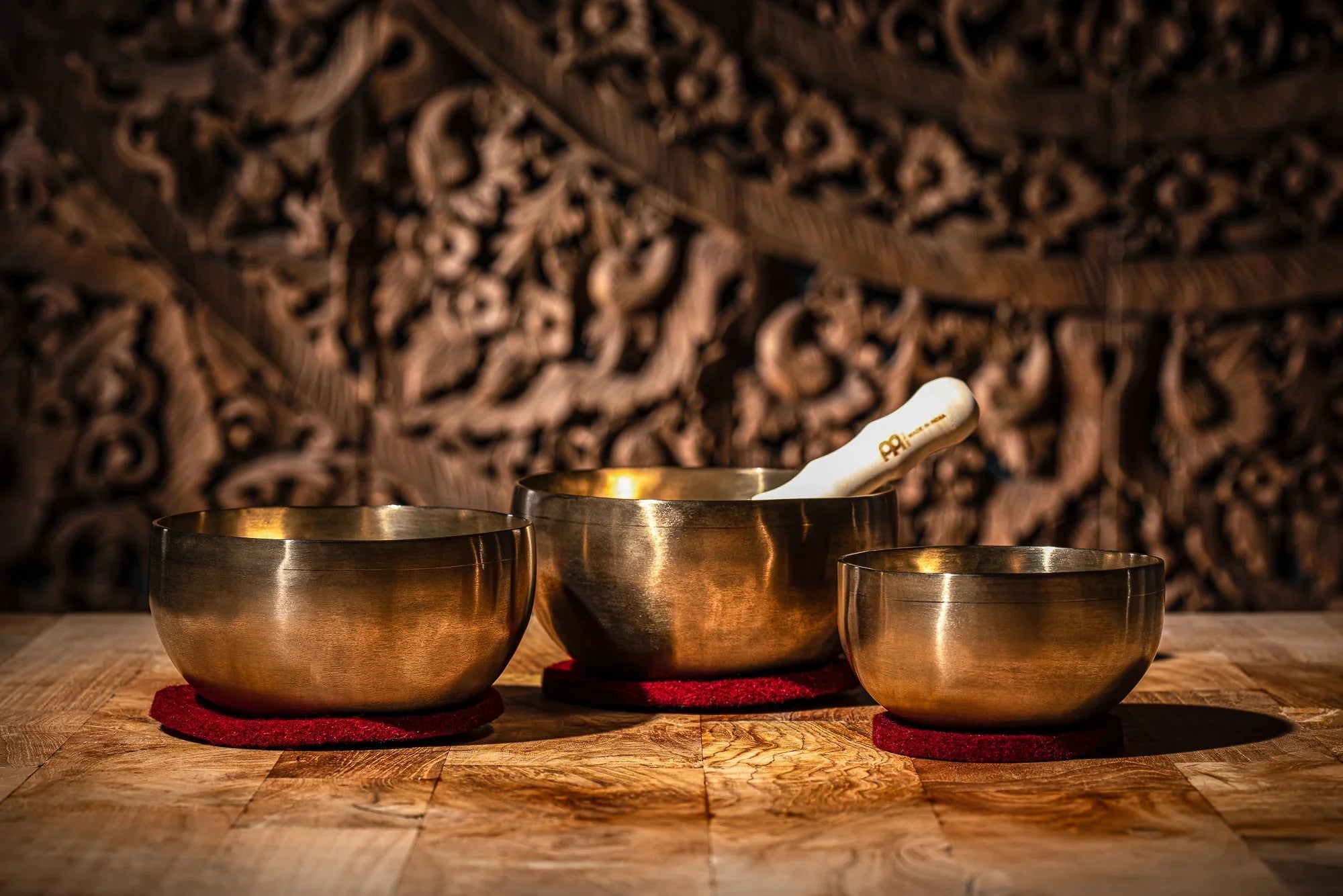 3-Piece Universal Series Singing Bowl Set, 500/700/750g Utah Energy Healing Center