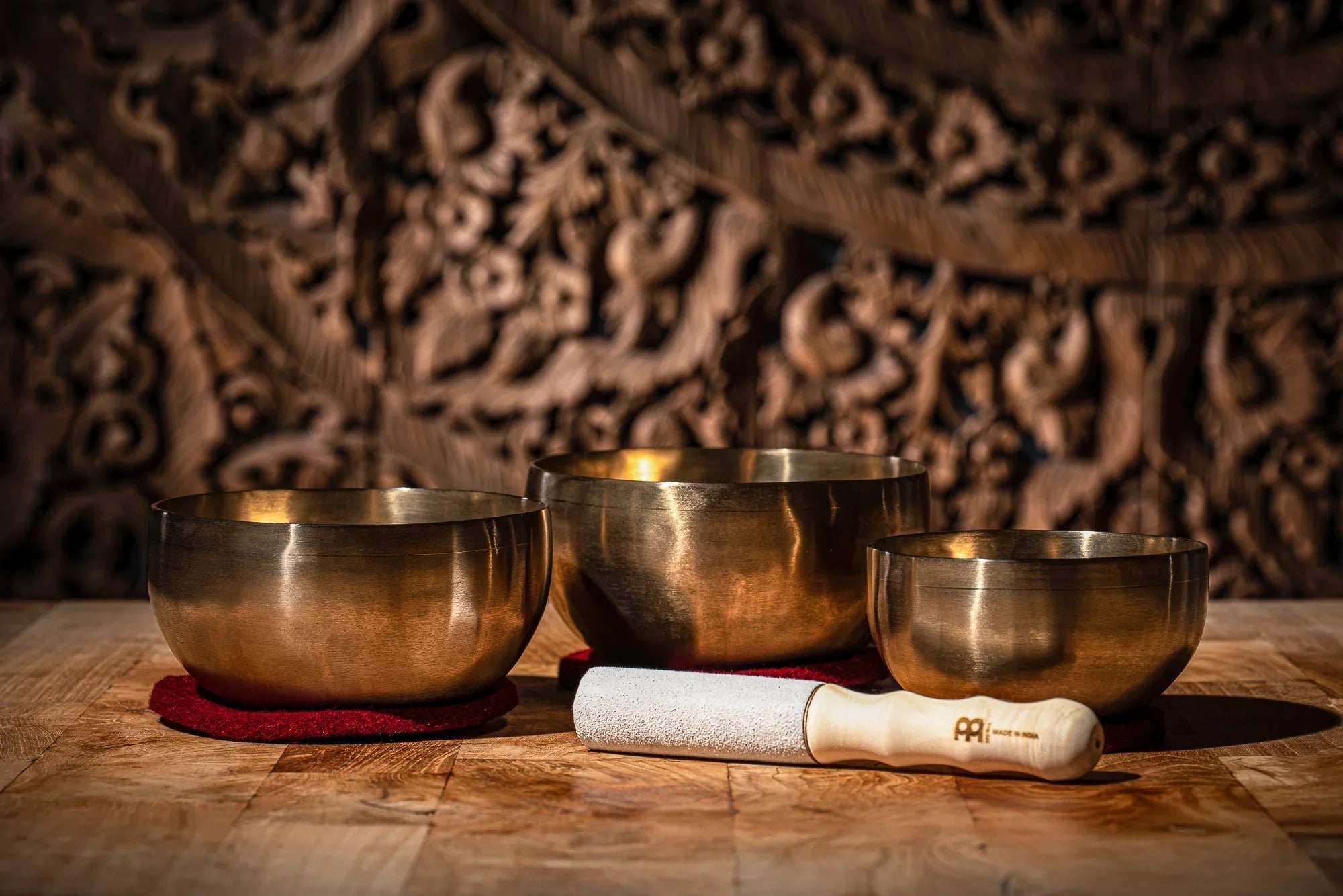 3-Piece Universal Series Singing Bowl Set, 500/700/750g Utah Energy Healing Center