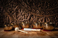 5-Piece Universal Series Singing Bowl Set, 400/500/600/700/750g Utah Energy Healing Center
