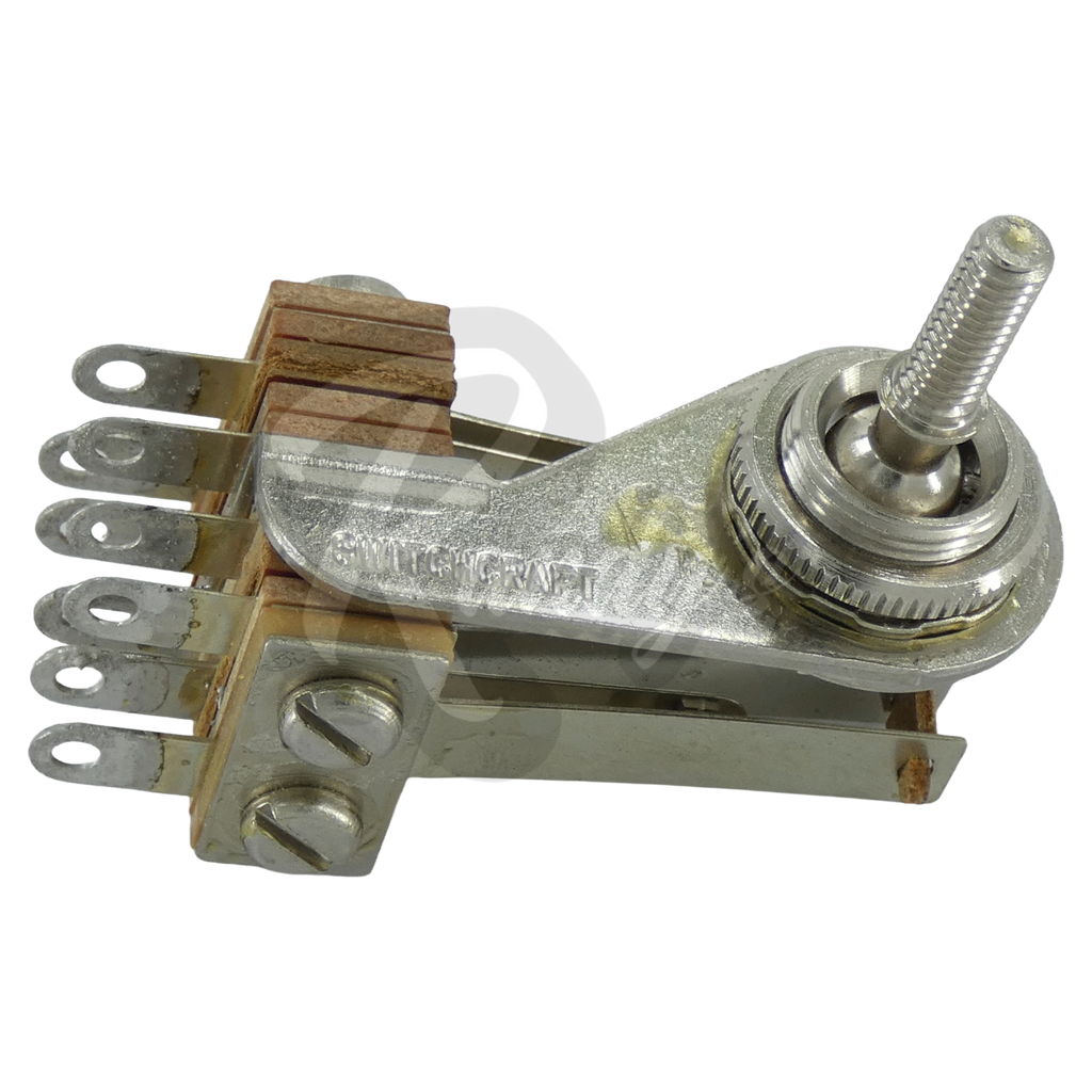 3-Way Sideways DPDT Toggle Switch for 3-Pickup Gibson® Guitars Randy's LLC