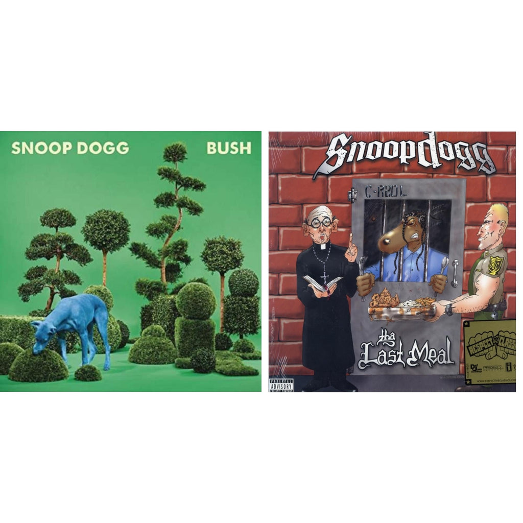 Snoop Dogg - Tha Last Meal (2LP) & Bush (150G/Dl Card/Blue LP Vinyl) Bundle Music