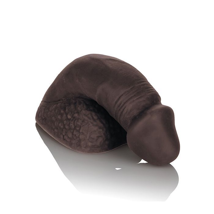 Packer Gear 4" Silicone Packing Penis - Black Adult Toy Box