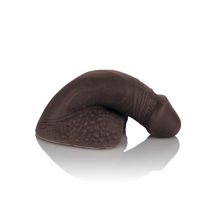 Packer Gear 4" Silicone Packing Penis - Black Adult Toy Box