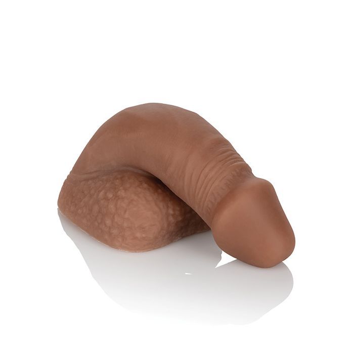 Packer Gear 5" Silicone Trans Packer Brown Adult Toy Box