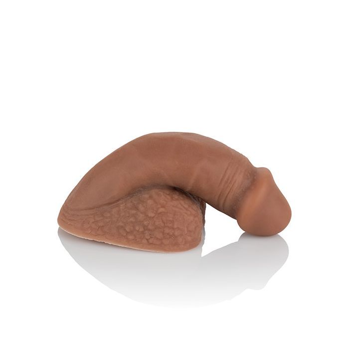 Packer Gear 5" Silicone Trans Packer Brown Adult Toy Box