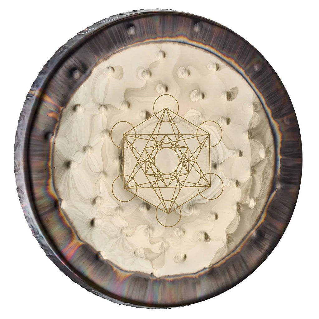 22" Soundscape Gong, Metatron's Cube Utah Energy Healing Center