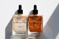 SUN GLAZE, A SHIMMER OIL Predominantly Black