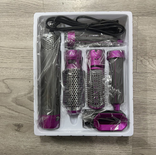 Curling iron 5 in 1 hot air comb hair dryer curling iron straight hair comb