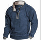 Men's spring and autumn half zip sweatshirt