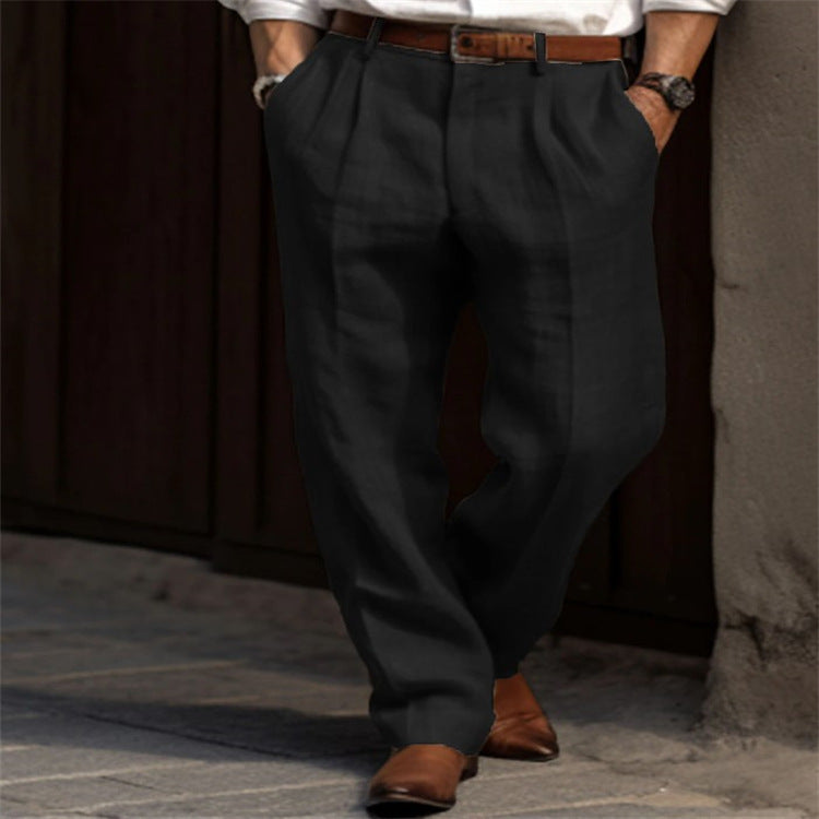 Men's linen trousers